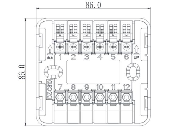 GL-C859短路隔離器配套安裝底座(DZ-C810)