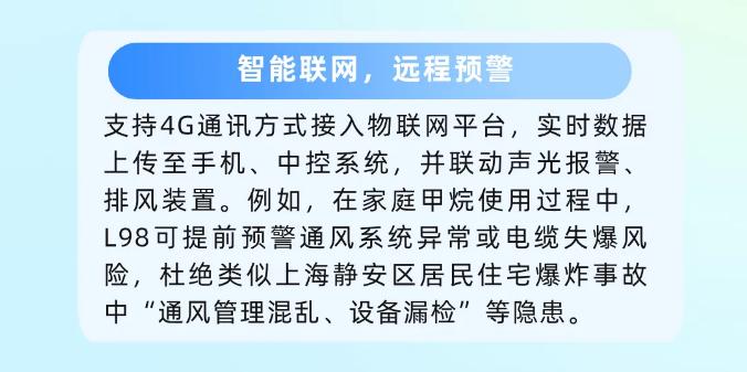 依愛消防JT-EI-L98型家用可燃?xì)怏w探測(cè)器產(chǎn)品特點(diǎn)