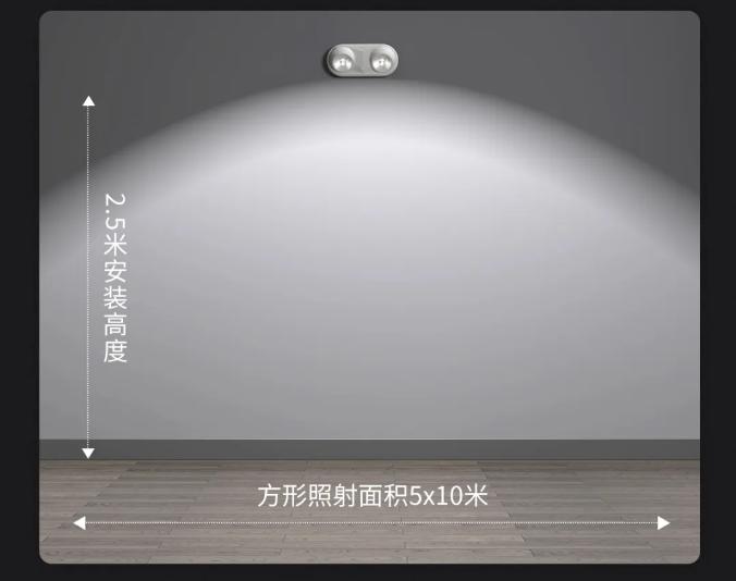 M-ZFZC-E3W6610集中控制型消防應急照明燈具安裝效果圖