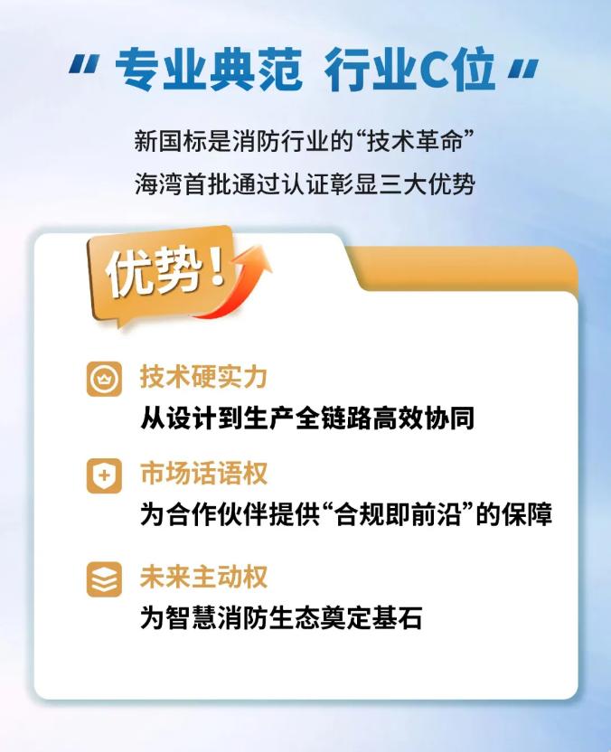 海灣消防產(chǎn)品符合GB4717《火災報警控制器》、GB4715《點型感煙火災探測器》